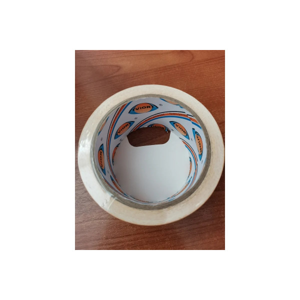 Лента клейкая двусторонняя на тканевой основе Aviora 50 мм x 10 м (белая) (303-006)