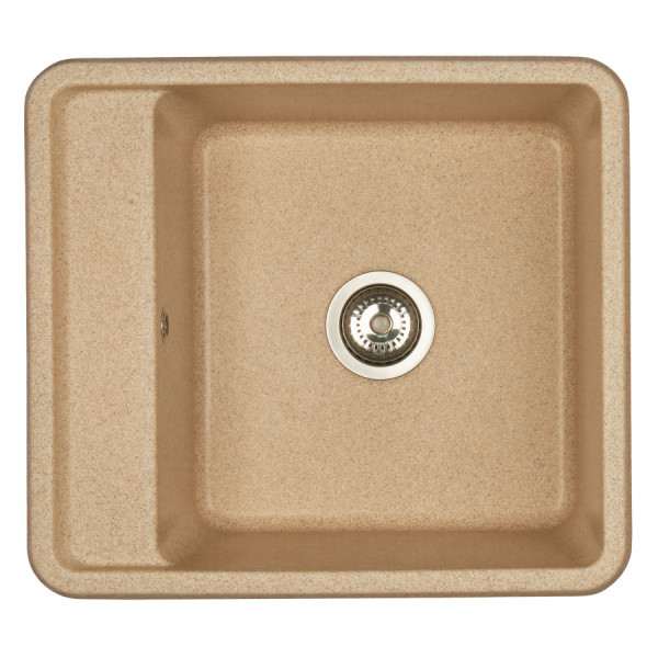 Мойка для кухни врезная Aquaton Беллис 510x570x250 песочный (1.A724.9.32B.S22.0)