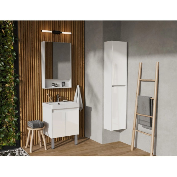 Тумба-умывальник Aquaton Сканди Doors 55 Белый глянец/Белый матовый/1WH501620 Умывальник Адриана 55 (1A2788K0SD010) Тумба-умывальник Aquaton Сканди Doors 55 Белый глянец/Белый матовый/1WH501620 Умывальник Адриана 55 (1A2788K0SD010)