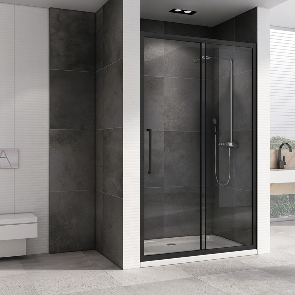 Душевая дверь Abber Schwarzer Diamant 150x195 стекло прозрачное, профиль черный (AG30150BH) Душевая дверь Abber Schwarzer Diamant 150x195 стекло прозрачное, профиль черный (AG30150BH)