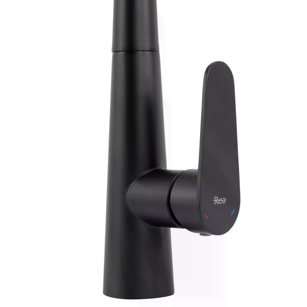 Смеситель для кухни Rea Ross черный матовый (REA-B5313) Смеситель для кухни Rea Ross черный матовый (REA-B5313)