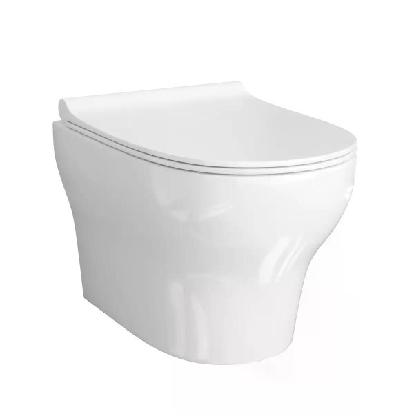 Комплект инсталляция с унитазом WasserKRAFT Vils с клавишей смыва золото глянцевое c сиденьем дюропласт (56TLT.010.ME.BN01.H001)