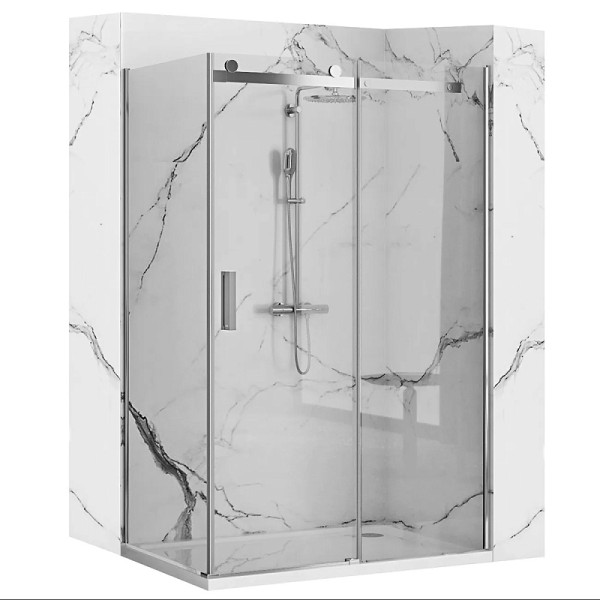 Душевой уголок Loranto Neo 90x120x190 стекло прозрачное, профиль серебро, без поддона (CS-22111-120*90) Душевой уголок Loranto Neo 90x120x190 стекло прозрачное, профиль серебро, без поддона (CS-22111-120*90)