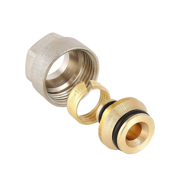 Переход коллекторный 16(2,0)*3/4"(18) (евроконус) Valtec для м/п трубы (VT.4420.NVE.16) Переход коллекторный 16(2,0)*3/4"(18) (евроконус) Valtec для м/п трубы (VT.4420.NVE.16)