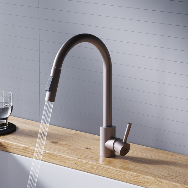 Смеситель для кухни Dorff Logic сатин (D3007511)