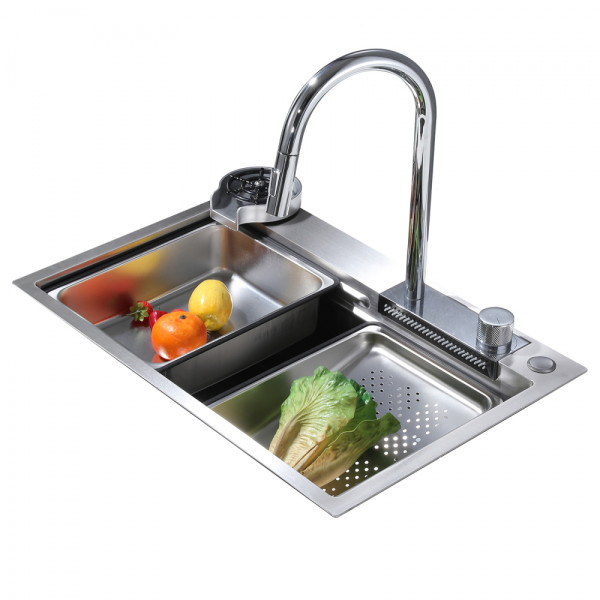 Мойка для кухни Abber Wasser Kreis хром (AF2194)