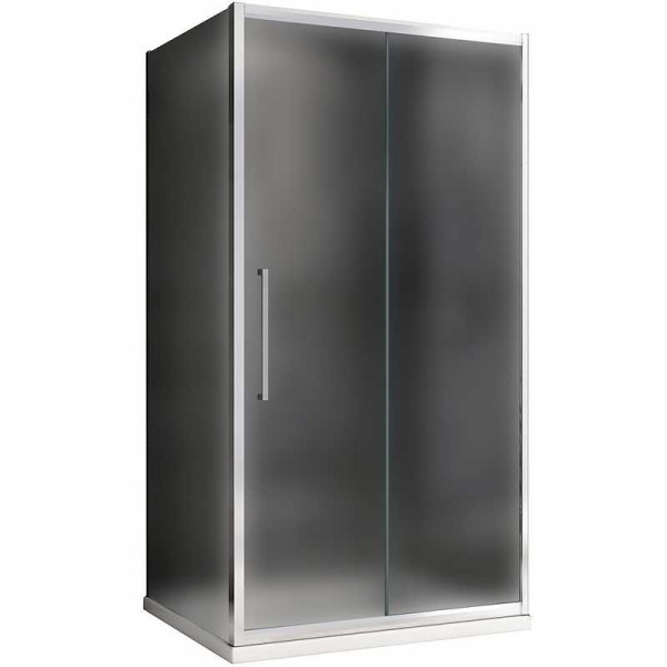 Душевой уголок Abber Schwarzer Diamant 100x170 стекло матовое, профиль профиль хром (AG30170MH-S100M-S100M) Душевой уголок Abber Schwarzer Diamant 100x170 стекло матовое, профиль профиль хром (AG30170MH-S100M-S100M)