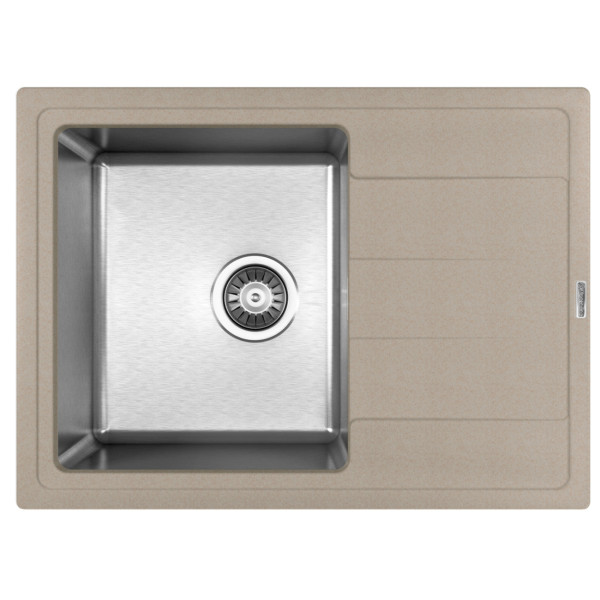 Мойка для кухни Florentina Комби 650 65х48 Fg, Песок (21.390.B0650.107) Мойка для кухни Florentina Комби 650 65х48 Fg, Песок (21.390.B0650.107)