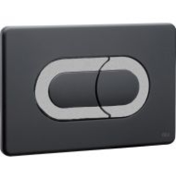 Клавиша смывная Oli Salina черная/хром матовый (640099) Клавиша смывная Oli Salina черная/хром матовый (640099)