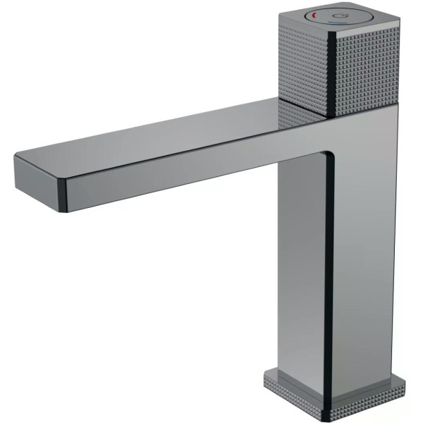 Смеситель для раковины Boheme QUAD SGM (графит глянец) (159-SGM)