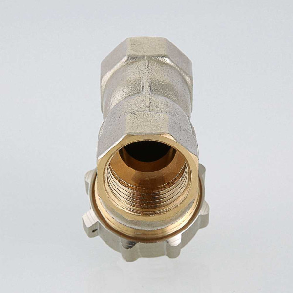 Фильтр косой 3/4" ВВ с заглушкой Valtec никель (VT.193.N.05) Фильтр косой 3/4" ВВ с заглушкой Valtec никель (VT.193.N.05)
