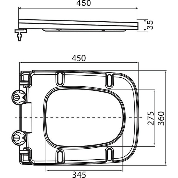 Крышка-сиденье BelBagno Ardente-C (BB3202SC-MB)