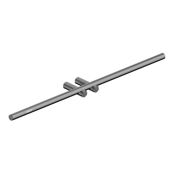 Полотенцедержатель двойной Abber Osten 316 оружейная сталь брашированная (AA1855BGG)