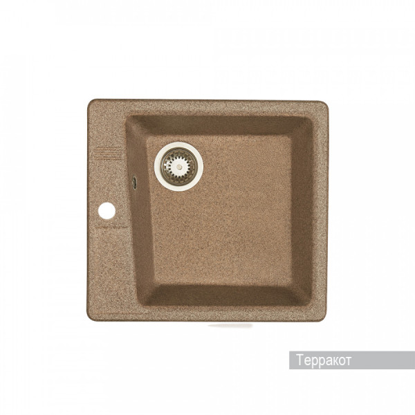 Мойка для кухни врезная Aquaton Парма 470x510x190 терракот (1.A713.0.32P.M27.0)