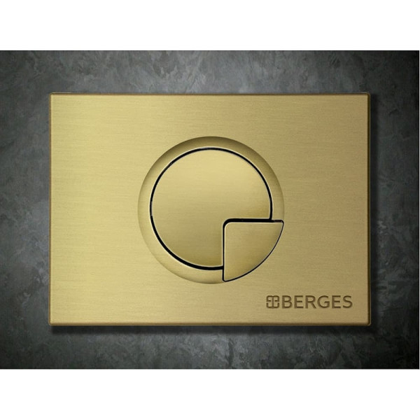 Клавиша смыва Berges Novum L8 R8 бронза (40028)