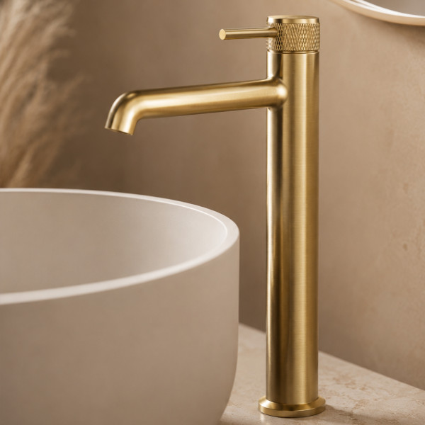 Смеситель для раковины WasserKRAFT Мюриц (Muritz) золото матовое (9803HBG)