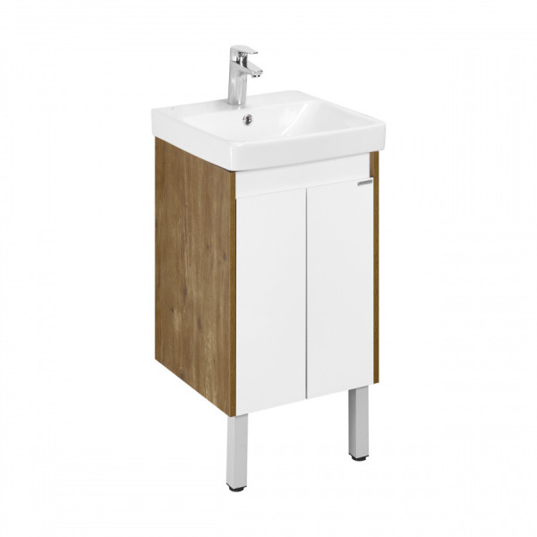 Тумба подвесная Aquaton Сканди 432x427x603 белый, дуб рустикальный (1.A278.7.01S.DZ9.0) Тумба подвесная Aquaton Сканди 432x427x603 белый, дуб рустикальный (1.A278.7.01S.DZ9.0)