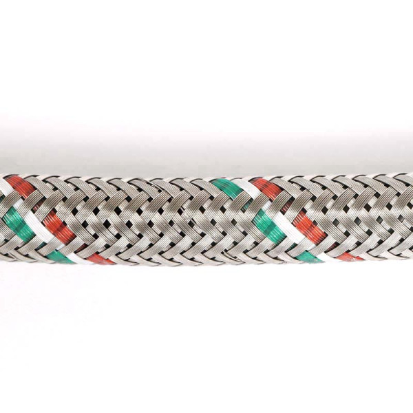 Подводка гибкая Uni-Fitt 2000 мм 1/2" ВВ DN 8 оплётка из нерж. стали (500S2020) Подводка гибкая Uni-Fitt 2000 мм 1/2" ВВ DN 8 оплётка из нерж. стали (500S2020)
