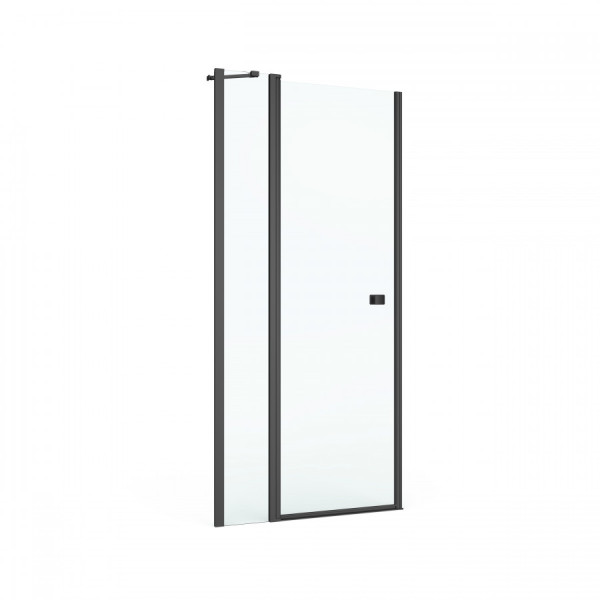 Душевая дверь Roca Capital 100x195 стекло прозрачное, профиль черный (7.M461.0.016.M)