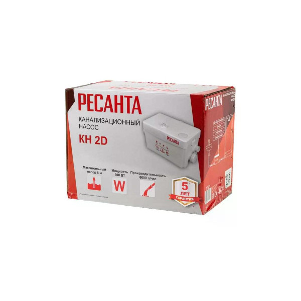 Канализационная насосная установка Ресанта КН 2D (77/9/1) Канализационная насосная установка Ресанта КН 2D (77/9/1)