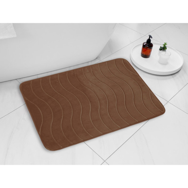 Коврик для ванной Melodia DOLCE флисовый 50х80 шоколад (MK403)