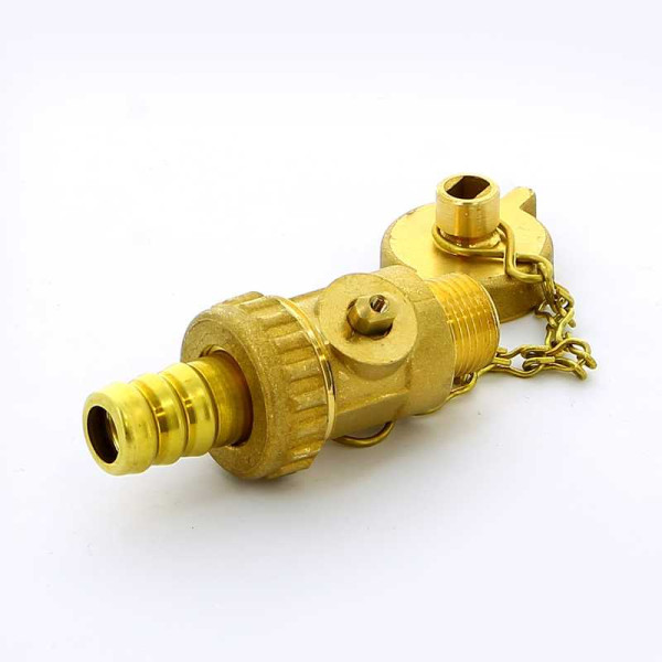 Кран Itap 3/8" Н шаровый сливной с заглушкой (латунный штуцер) (1390038) Кран Itap 3/8" Н шаровый сливной с заглушкой (латунный штуцер) (1390038)