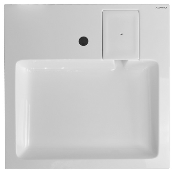 Раковина над стиральной машиной Azario 60x60x100 с сифоном белая (CS00086608)