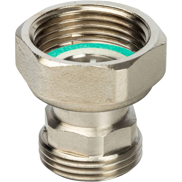 Соединение разъемное с плоским уплотнением 3/4" (никель) Stout (SDG-0019-010020) Соединение разъемное с плоским уплотнением 3/4" (никель) Stout (SDG-0019-010020)