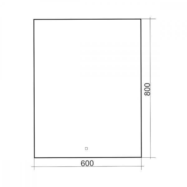 Зеркало Abber See 80x60 с подсветкой, сенсорный выключатель, диммер (AG6103S-0.6) Зеркало Abber See 80x60 с подсветкой, сенсорный выключатель, диммер (AG6103S-0.6)