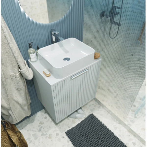Тумба подвесная 1Marka Estel 600x450x600 белый (Ц0000005451)