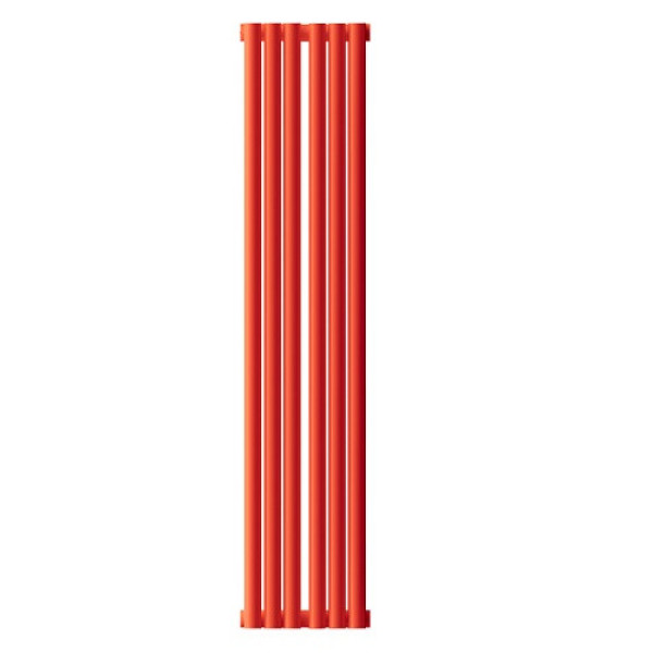 Радиатор стальной Empatiko боковое подключение, рябиновый красный (Takt S1-232-1750 Scarlet Red)