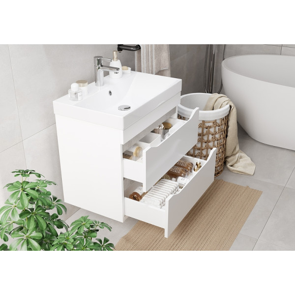 Тумба подвесная Volna Lake 805x510 белая (tpLAKE80.2Y-01) Тумба подвесная Volna Lake 805x510 белая (tpLAKE80.2Y-01)