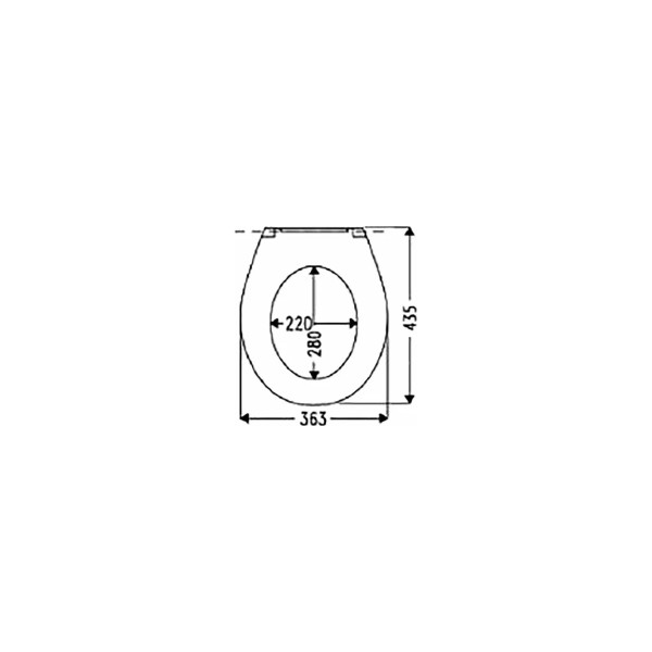 Сиденье для унитаза Haro Фавос белое (537110)