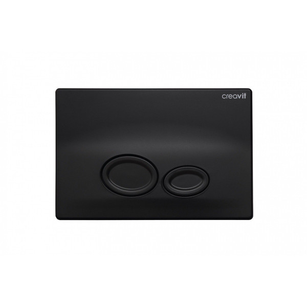 Клавиша смывная Creavit Drop черный матовый (GP2002.01) Клавиша смывная Creavit Drop черный матовый (GP2002.01)