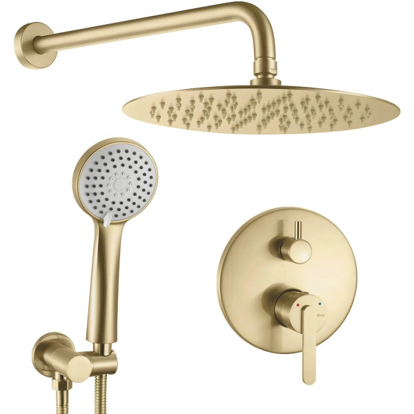 Душевая система Rea Ontario + Box Gold mat (REA-P5502)