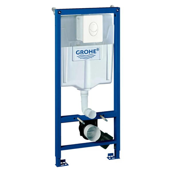 Инсталляция для подвесного унитаза Grohe Rapid SL с клавишей Skate Air альпин-белый (38722001)