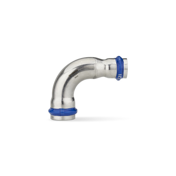 Угольник 90° переходной двухраструбный Varmega Inox Press 28х22 мм (VM727002822) Угольник 90° переходной двухраструбный Varmega Inox Press 28х22 мм (VM727002822)