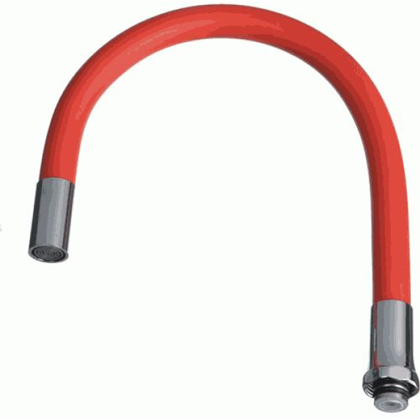 Излив гибкий Melodia красный 49см (MKP20650P)