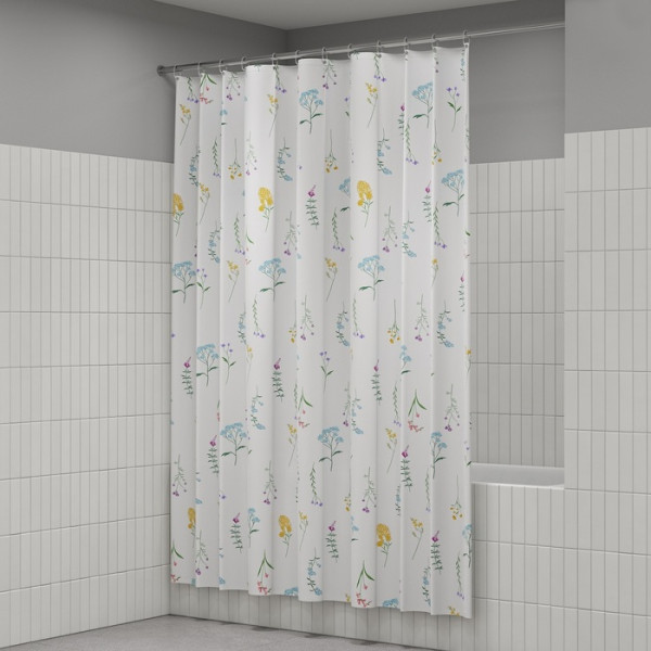 Шторка для ванн текстильная Iddis Base 180x200 белая (BF02P18i11) Шторка для ванн текстильная Iddis Base 180x200 белая (BF02P18i11)