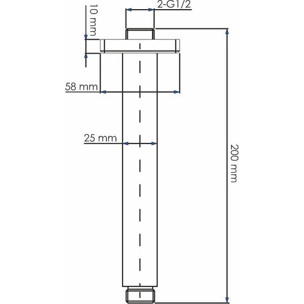 Излив WasserKRAFT золотой (A235)