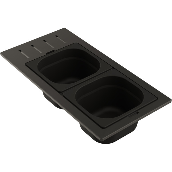 Контейнер Omoikiri DC-02-2-GB 433х220х6 графит (4999076)