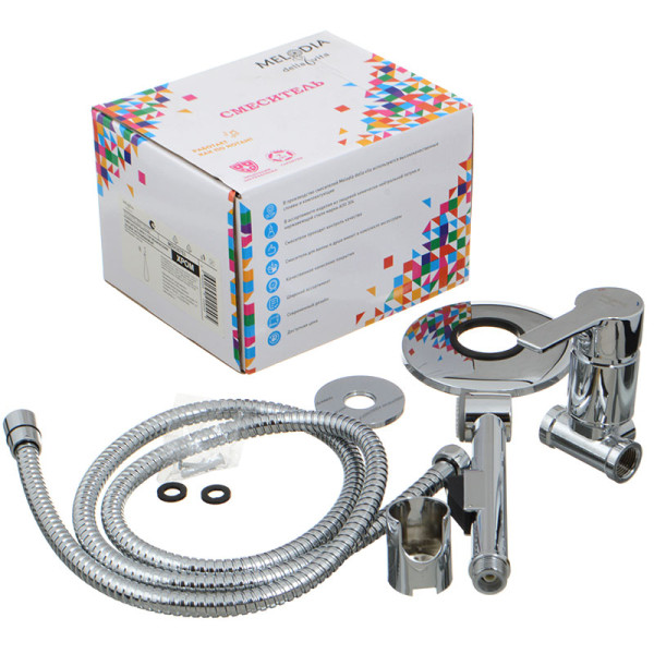 Смеситель для биде Melodia della vita Aria с гигиеническим душем хром (MDV35753) Смеситель для биде Melodia della vita Aria с гигиеническим душем хром (MDV35753)