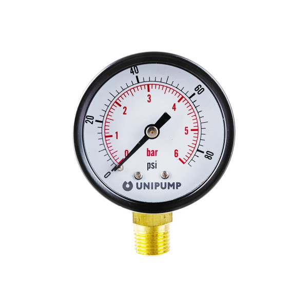 Манометр радиальный Unipump 1/4" 6 бар (18447) Манометр радиальный Unipump 1/4" 6 бар (18447)