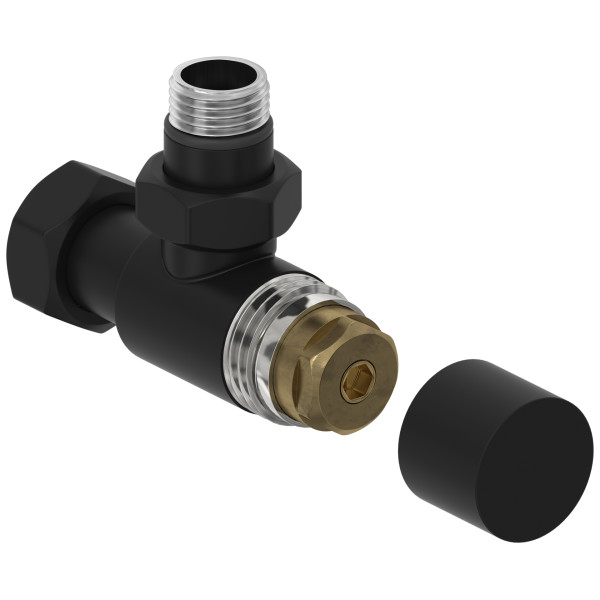 Вентиль угловой Сунержа под шестигранник матовый черный (31-1404-1234) Вентиль угловой Сунержа под шестигранник матовый черный (31-1404-1234)