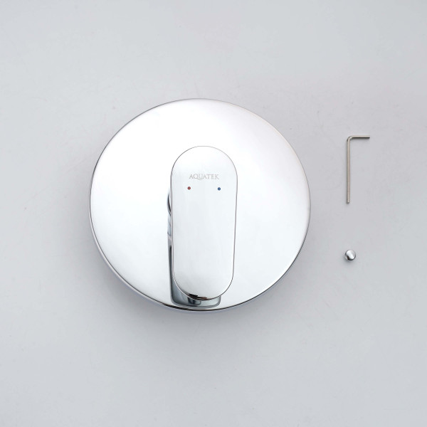 Смеситель для душа Aquatek Ника встраиваемый хром (AQ1866CR) Смеситель для душа Aquatek Ника встраиваемый хром (AQ1866CR)