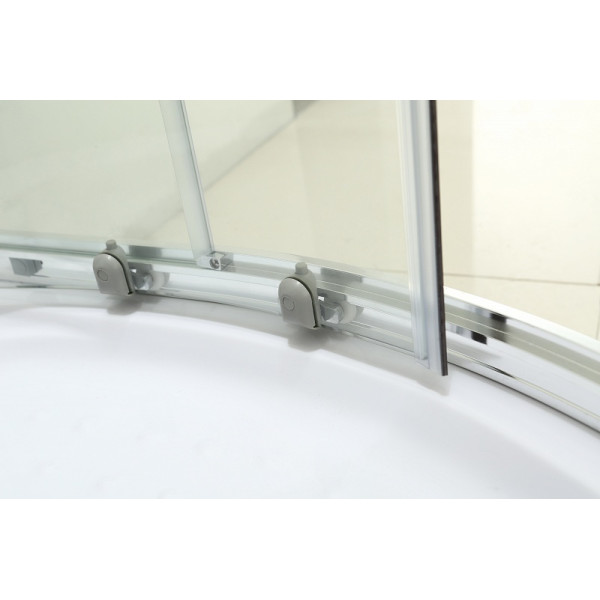 Душевой уголок BandHours Polo 90 90х90 поддон в комплекте, стекло прозрачное, профиль хром