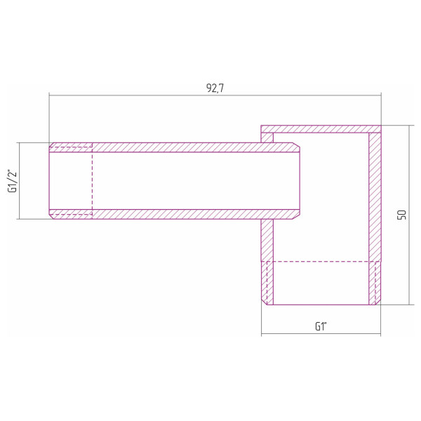 Уголок переходной Сунержа 1"Нx1/2"Н (03-1506-0112)