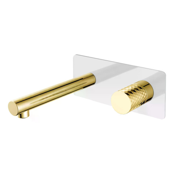 Смеситель для раковины Boheme Stick W (белый глянец) (125-WG)