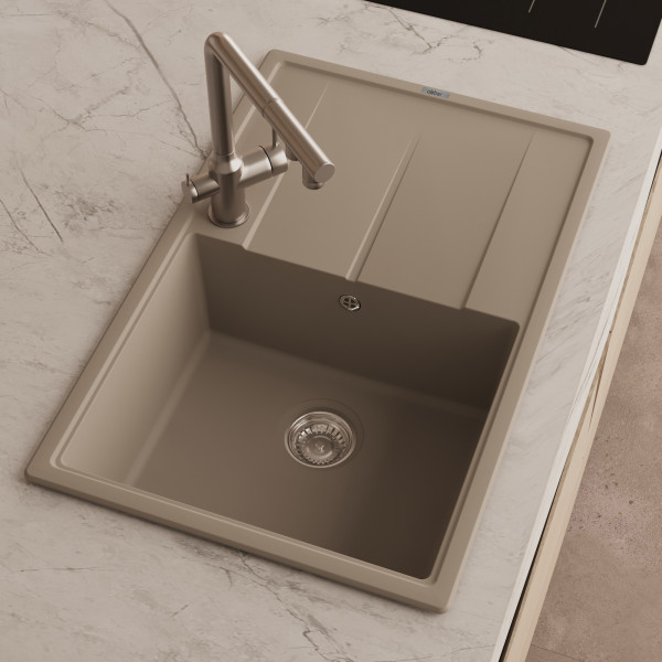 Мойка для кухни Abber Quarz 51x78x21,7 песочная (AQ2904S)