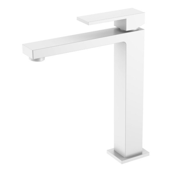 Смеситель для раковины Boheme Qubic белый (472-MW) Смеситель для раковины Boheme Qubic белый (472-MW)